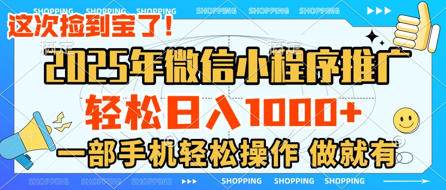 蟆城网赚–2025年微信小程序推广，轻松日入1000+，小白、宝妈一部手机轻松操作，做就有-蟆城传奇源码网
