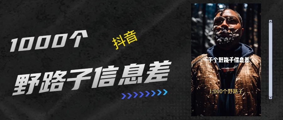 蟆城网赚–抖音一千个野路子信息差最新玩法教程引流＋变现的玩法具体拆解-蟆城传奇源码网